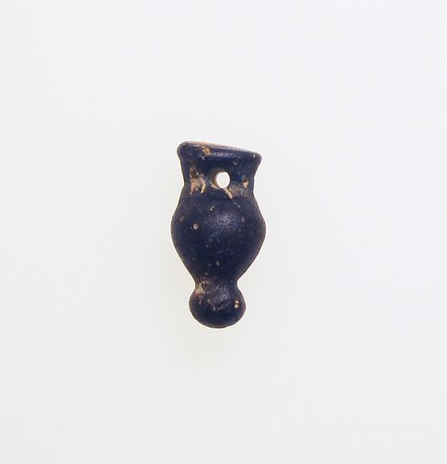 Glass pendant in the form of an amphora