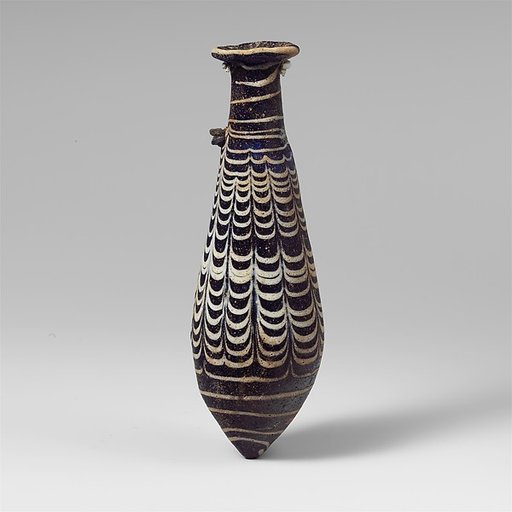 Glass alabastron (perfume bottle)