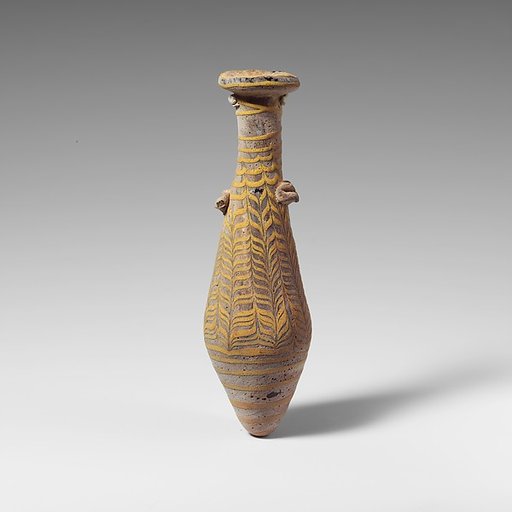 Glass alabastron (perfume bottle)