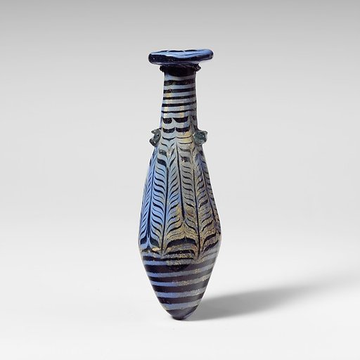 Glass alabastron (perfume bottle)