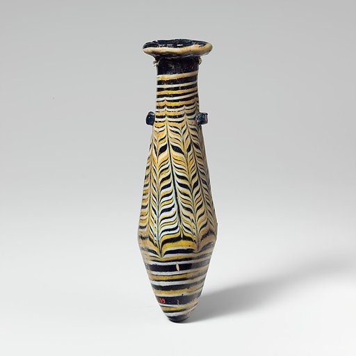 Glass alabastron (perfume bottle)