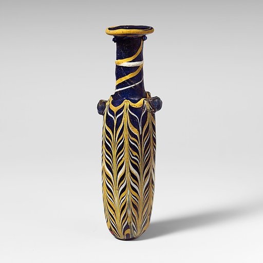 Glass alabastron (perfume bottle)