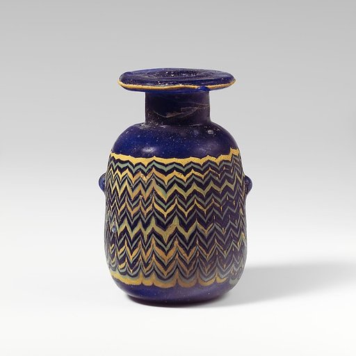 Glass alabastron (perfume bottle)