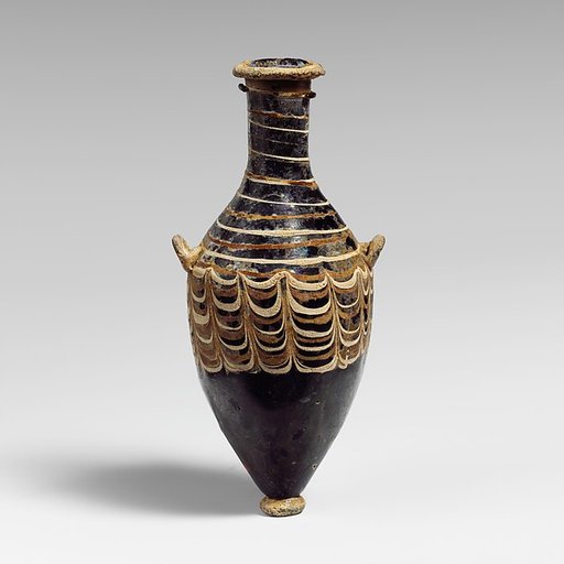 Glass unguentarium (perfume bottle)