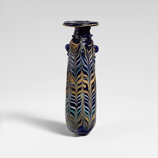 Glass alabastron (perfume bottle)