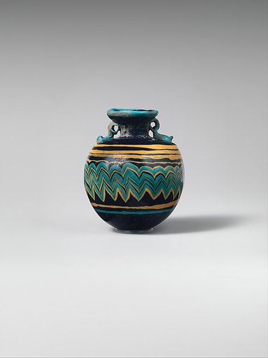 Glass aryballos (perfume bottle)