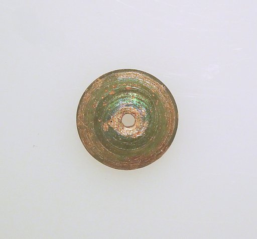 Glass spindle whorl