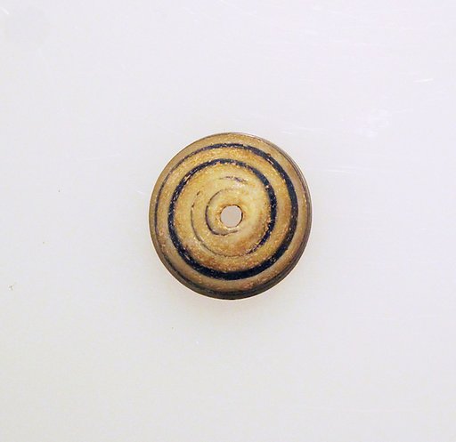 Glass spindle whorl