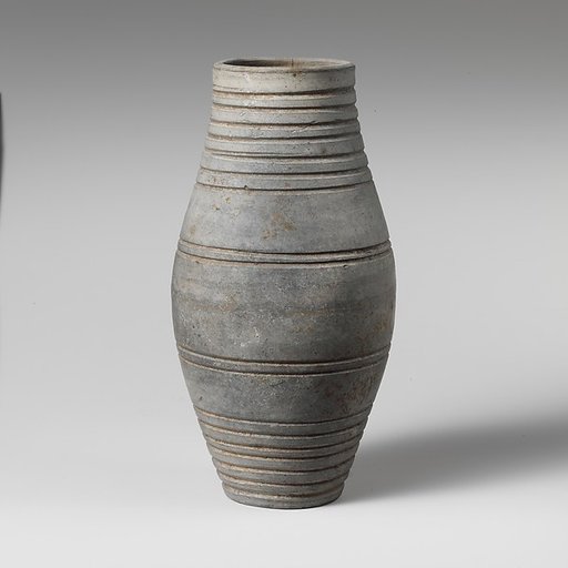 Terracotta barrel-shaped jar