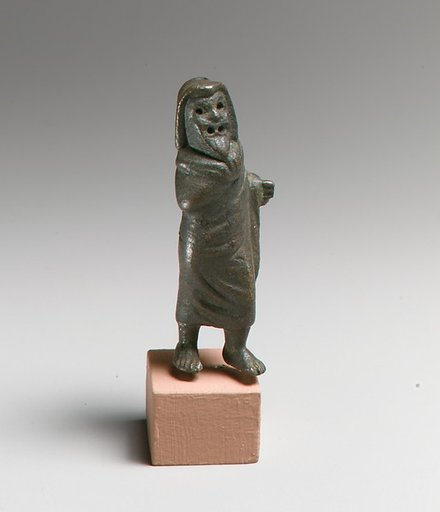 Bronze statuette of an actor