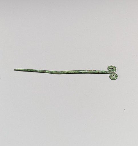 Pin with spiral head
