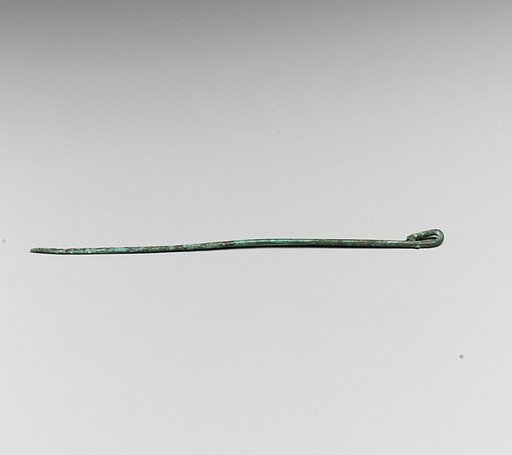 Pin with hooked head