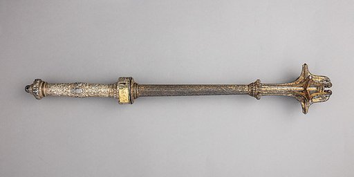 Mace with Wheellock Pistol