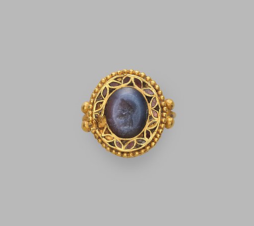 Intaglio in ring