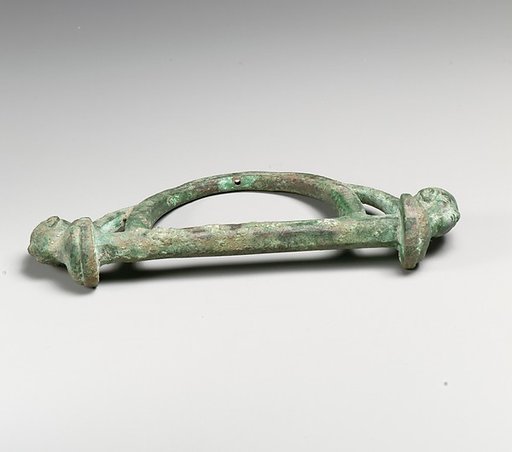 Bronze fitting, possible from a cart or chariot