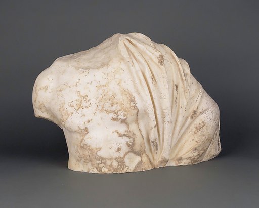 Upper part of a male draped torso