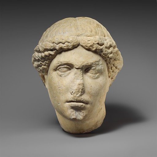 Marble head of the so-called Barberini Suppliant