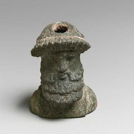 Bronze herm