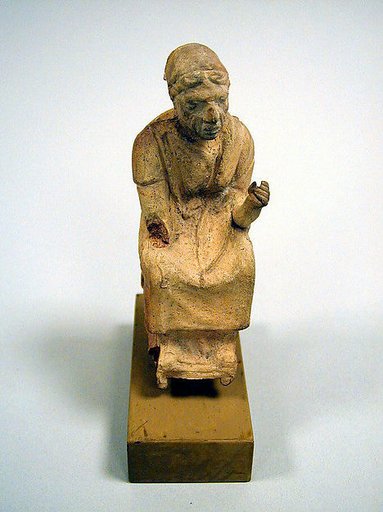 Statuette of an old woman