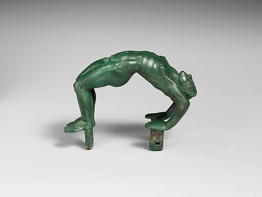 Bronze handle from a cista (toiletries box)
