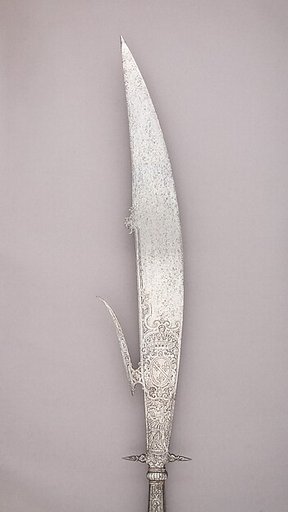 Glaive of the Bodyguard of Giovanni Battista Bourbon del Monte (1541–1615)