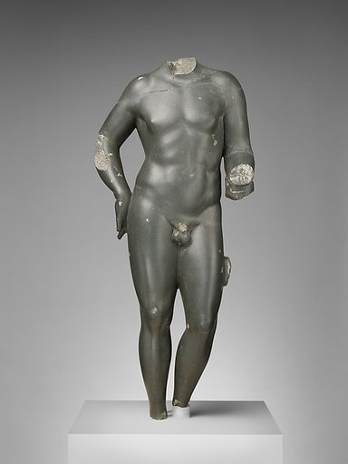 Statue of a boy