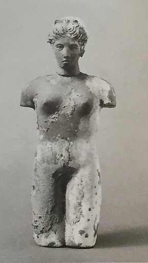 Terracotta limbless "doll"