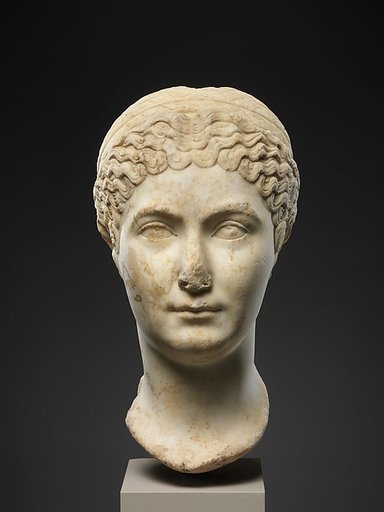 Marble portrait of  Matidia Minor