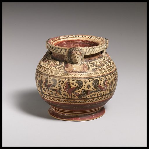 Terracotta pyxis (box)
