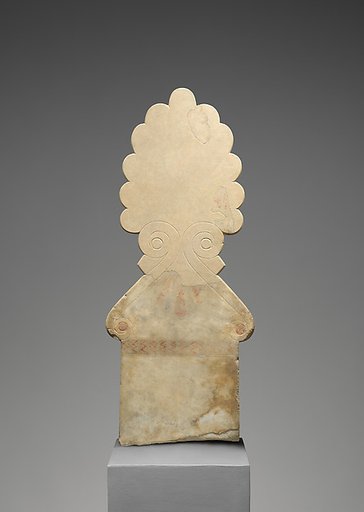 Finial of a marble stele (grave marker)