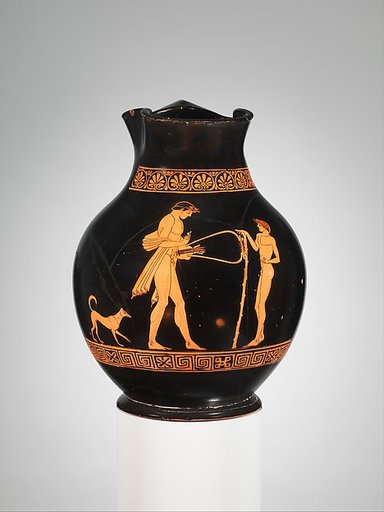 Terracotta oinochoe: chous (jug)