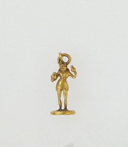 Pendant in the form of an actor