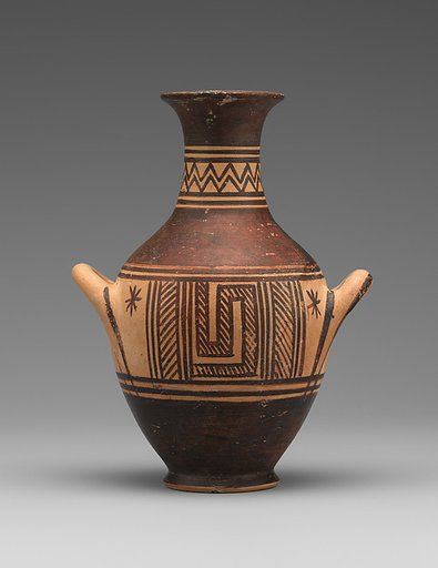 Small terracotta amphora (jar)
