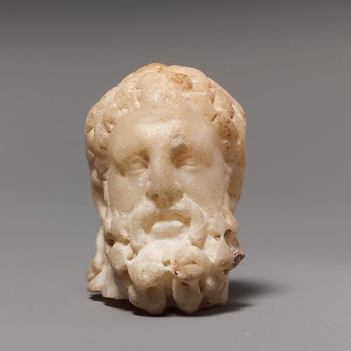 Marble head of Hercules