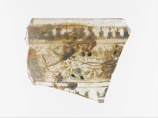 Gold-glass skyphos (drinking cup) fragment