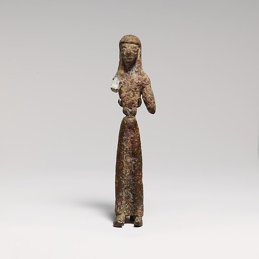 Bronze statuette of a woman