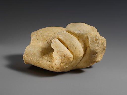 Marble left hand holding a box