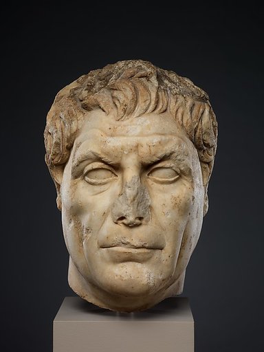 Marble portrait of a man