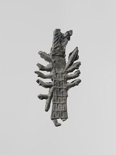 Lead figure of a goddess with a spear and aegis,  probably Athena
