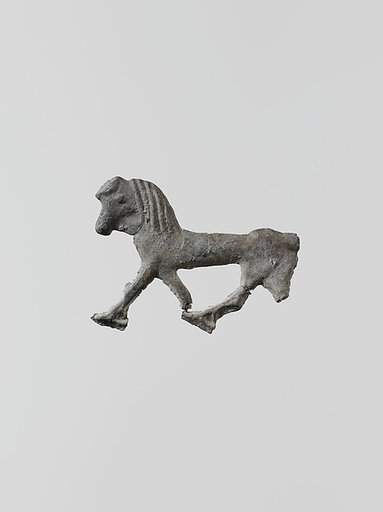 Lead figure of a horse