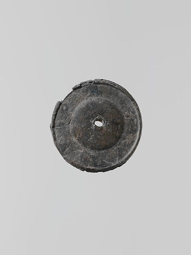 Lead disk with a hole in the center