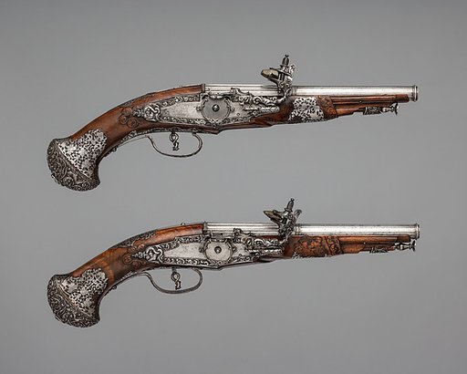 Pair of Wheellock Pistols