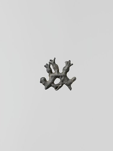 Lead wreath of lotos buds