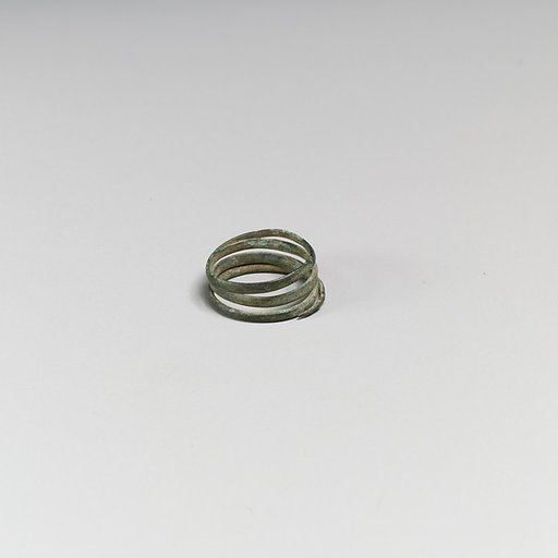 Two bronze spirals