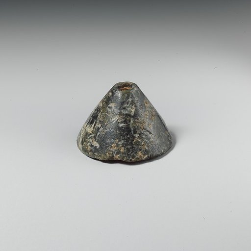Steatite spindle whorl