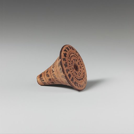 Terracotta spindle whorl