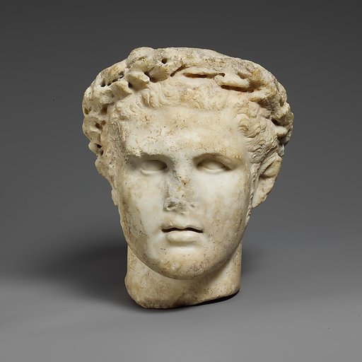 Marble head  of Herakles