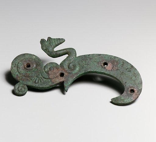 Fragments of a cart or chariot, S-shaped braces