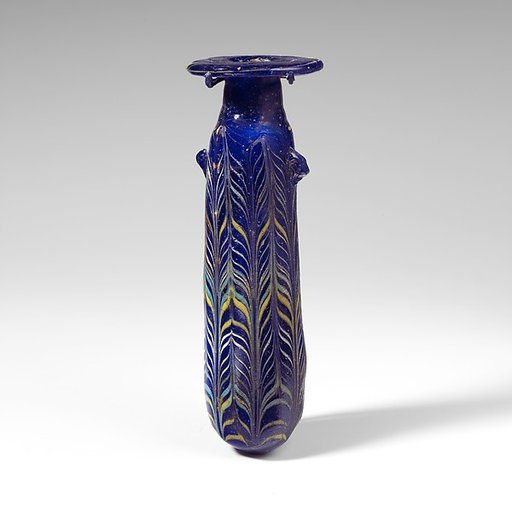Glass alabastron (perfume bottle)