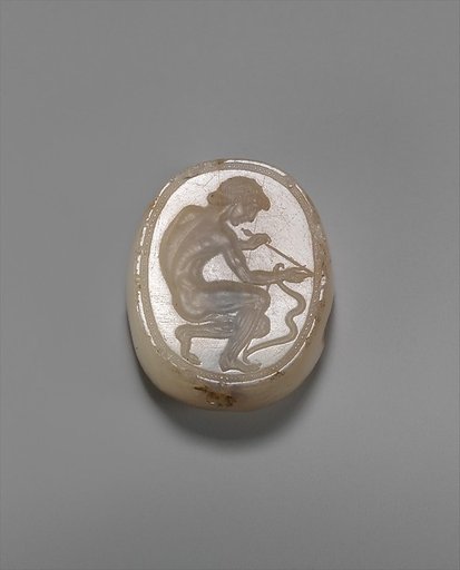 Chalcedony scaraboid